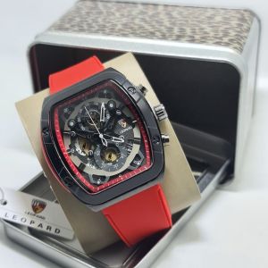 TERLARIS JAM TANGAN PRIA ORIGINAL LEOPARD CHRONOGRAPH WATCH