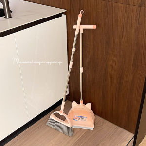 Cute Little Pig Broom And Dustpan Set Household 2025 New Broom Combination Sweeping Tool Garbage Shovel Magic Wand