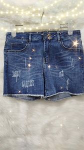 Quần short jeans rách gấu cá tính năng động