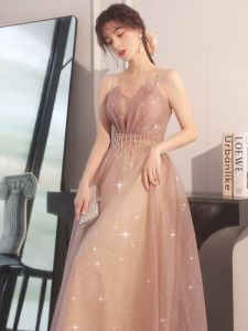 ชุดราตรีสายเดี่ยวหรูหราสำหรับผู้หญิง ชุดเจ้าสาว ชุดเดรสยาว ชุดงานเลี้ยง ชุดเดรสยาวปานกลาง ชุดทำงาน ชุดทำงาน ชุดทำงาน