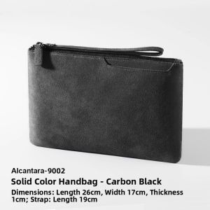 New Mens Handbag Mobile Phone Pouch Simple Carry-On Business Envelope Casual Leather Bag Youth Pure Color Long Wallet