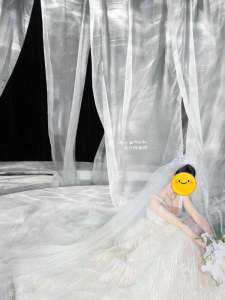 ผ้าตาข่ายสำหรับตกแต่งงานแต่งงาน ผ้าตาข่ายสีขาว ผ้าสำหรับถ่ายภาพ ผ้าสำหรับตกแต่งพื้นหลัง ผ้าตาข่ายสำหรับงานแต่งงานระดับไฮเอนด์