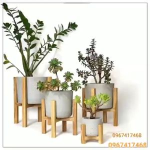 Đôn gỗ - kệ để cây cảnh trong nhà ban công ngoài trời đẹp đôn gỗ mini để cây cảnh đôn gỗ để bình nước chậu hoa-Hòa Phát