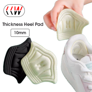 CCW  1Pair 10MM Thickness Heel Pad for Sport Running Thicken Shoes Adjust Size Protector Sticker Foot Care Inserts Free Cutting