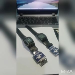 PROMO Jam tangan wanita PILOT diameter 28cm ANTI AIR tali rubber BISA BAYAR DITEMPAT