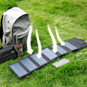 6-fold 800W Foldable solar panel 20w/h portable solar panels charger USB 5V DC Full time power solar panel mobile power supply