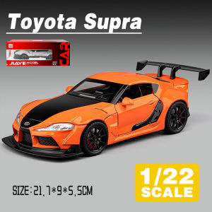 LEO 1:22 Toyota Supra Diecast Model Car Alloy Cars Toys Collection Gift For Kids Boy Girl