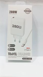 Charger HP POLOS MODEL 135 Fast Charger 280W Travel Charger Universal Fast Charging