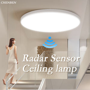 Smart Ceiling Light Induction Human Motion Lamp with Sensor Radar For Garage Attic Doorway Corridor Infrared Induction Ceil Lamp