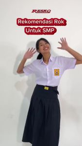 Rok Panjang SMP/Rok Panjang Rempel Kerja SMP Seragam Sekolah Seragam Biru SMP