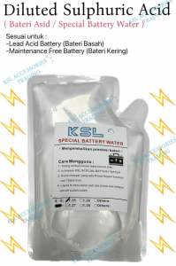 KSL Bateri Asid Acid Battery Special Battery Water Untuk Motor Kereta Lorry 1000ml