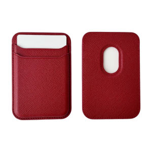 For Magsafe Wallet 2 Double Card Pouch Holder Saffiano Leopard Print Carbon Fiber Strong Magnet For iPhone 18 17 16 15 14 13 12