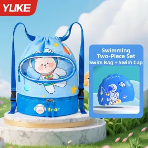 YUKE | Waterproof Wet-Dry Separation Cartoon Backpack Large Capacity