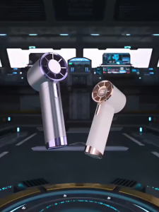 8000mah mini fan portable handheld portable turbo intelligent 100wind-speeds high wind bladeless fan