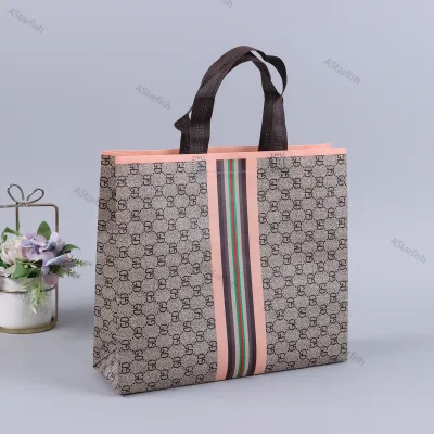 Gift Bag Non -Knitted Handbag Design Shopping Bag Large -Scale Ecological Bag Portable Printed Handbag Bag