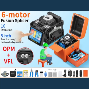 COMPTYCO L-90C fully automatic fiber fusion splicer  6 motors OPM/VFL 10 languages button/touch bidirectional operation fiber optic fusion splicer