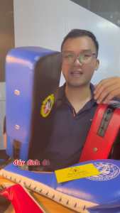 Đích Đấm Hình Chữ Nhật Đích Đá Tập Võ Thuật 40*20*10cm Tập Kick Boxing Muay Thái MMA Bọc Da Cao Cấp Hãng Amalife