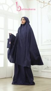 Mukena Dewasa Parasit Polos Premium Traveling 2in1 Futari