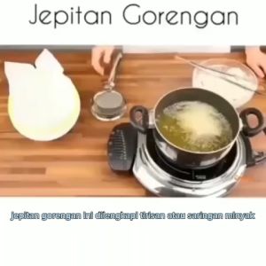 GORENGAN 9 in 1 JEPITAN PLUS SARINGAN MINYAK - PRAKTIS MUDAH