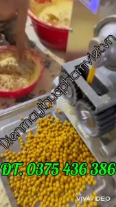 Máy vo viên trân châu tự động AW95S ( 2 đầu ra sợi) chạy điện k tốn công sức