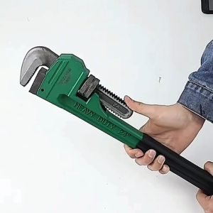 REAIM Heavy Duty Adjustable Pipe Wrench with Anti-Slip Handle Durable Steel Strong Grip Plumbing Tool for Pipe Repair Home DIY Workshop Maintenance