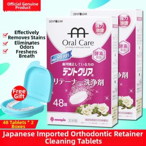 Retainer Cleaning Tablets for Invisible Orthodontic Braces for teeth retainer