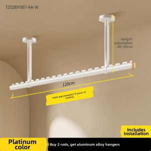 BIREN | Anti-wind Groove Balcony Mounted Ceiling Drying Rack