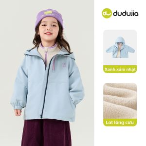 DUDUJIA | Áo Khoác 3-trong-1 Chống Thấm Nước Cho Bé Gái Mùa Thu
