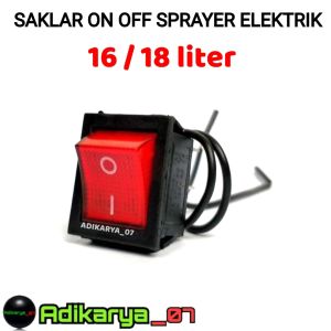 Saklar on off sprayer semprotan elektrik switch on off tangki sprayer CBA