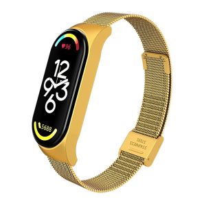 Milanese Metal Strap For Xiaomi Mi Band 6 5 4 3 Smart Bracelet Replacement Wristband For Miband 4 5 6 Correa Mi Band Accessories