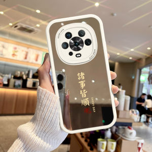 Huawei Honor Magic8Pro Phone Case Mirror Surface Protective Cover Soft Silicone Full Protection for 3/4/5/6 Lenses Makeup Mirror