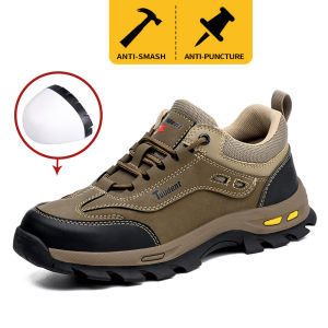 New mens safety shoes puncture resistant work shoes mens protective shoes wear-resistant work boots safety boots