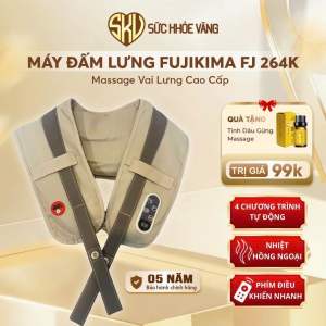 Máy Massage Cổ Vai Gáy Trị liệu Thông Minh - Massage Vai gáy Fujikima FJ 264K