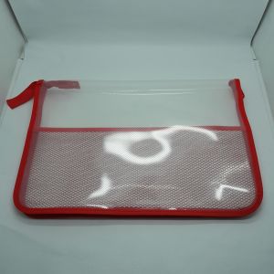 Zipper Bag Map Plastik Jaring Seleting JENIA Folio / Zipper Bag School F4 / Organizer Resleting Warna keperluan Kantor & Sekolah