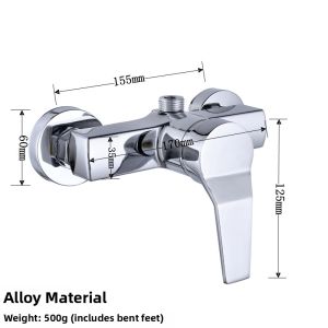 Alloy Shower Faucet for Bath and Shower Mounting