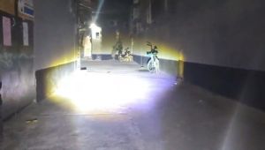 Astront Mini Driving Lights: Full Set High-White & Low-Yellow Wite Switch