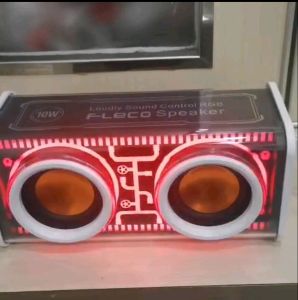 Speaker Bluetooth Fleco F-833 - Wireless Speaker RGB Lampu LED - Suara Bass Nendang