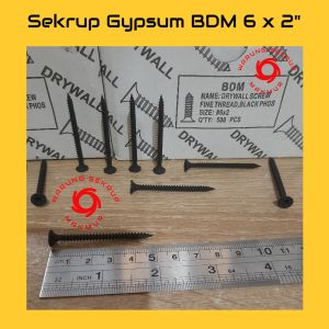 (100 pcs) Sekrup Gypsum #6x2" / Drywall Screw (5CM)