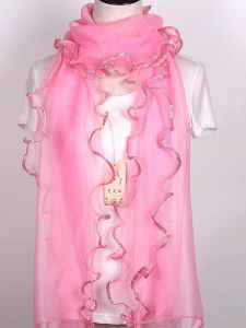 Korean Style Long Elastic Sleeveless Womens Scarf Pure Color Square Dance Multi-Functional Shawl Polyester Fiber Winter