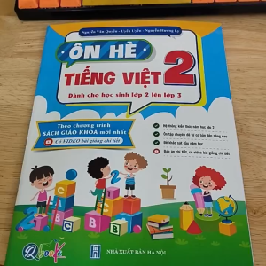 Sách - Ôn hè - Tiếng Việt 2 ( Lớp 2 lên lớp 3) - Chương trình mới (Qbooks)