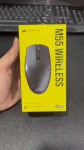 Chuột Gaming Không Dây Corsair M55 - Đen (CH-931F000-AP) - Hàng Chính Hãng