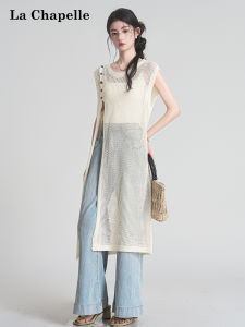 La Chapelle | Design Cutout Slit Sleeveless Summer Dress