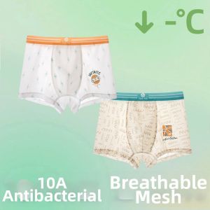 JINGJIA | Boys Icy Silk Summer Breathable Boxer Shorts