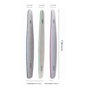 Nail File 150 180 240 Grit Buffer Sandpaper Manicure Cuticle Remover Tool