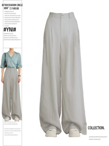 Advanced Wode Pants Casual Broad Leggee Slim Viscose Spring Summer Autumn Winter Breathable Comfortable Cotton Linen Trousers for Women