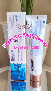 Singen Cat Multivitamin L-Lysine 125gr Meningkatkan Nafsu Makan & Kesehatan Saluran Pernapasan untuk Kucing