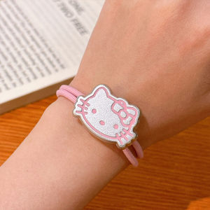C.three Japanese Style Fresh Cat Bow Hair Clip Girl Heart Bangs Clip Cartoon Hair Rope