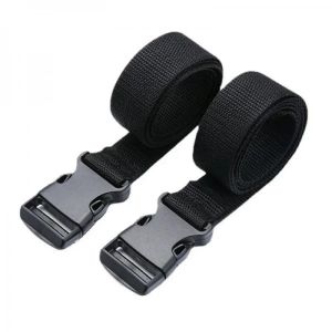 Black Nylon Tie Down Strap Heavy Duty Cam Buckle Cargo Lashing Belt for Luggage Travel Outdoor Camping Car Motorcycle Bike