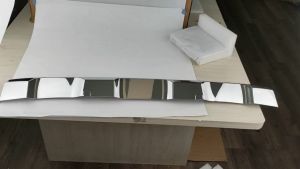 J125S02 CHROME BUMPER LOWER COVER TOYOTA HIACE VAN KDH200 2014YR