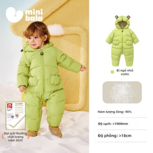 MINI BALA | Áo liền quần phao mùa đông cho bé chống nước chống gió chống bụi